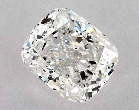 GIA 4.00 Carat H-VS1 Very Good Cut Cushion Modified Natural Diamond
